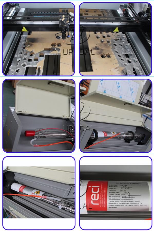 15-20mm Thickness Acrylic CO2 Laser Cutting Machine 130W with Air Filter