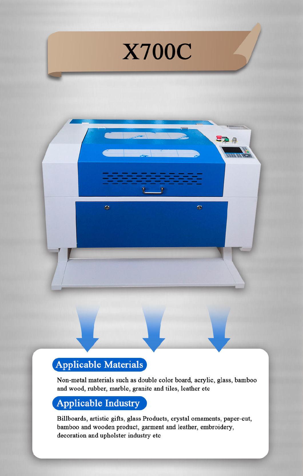5070 CO2 Laser Cutting Machine with 80W 100W CO2 Laser Engraver Laser Cutter for Acrylic Wood Paper Rubber MDF Leather Fabric
