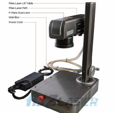 20W Desktop Raycus Laser Source Fiber Marking Machine Metal Printing Machine