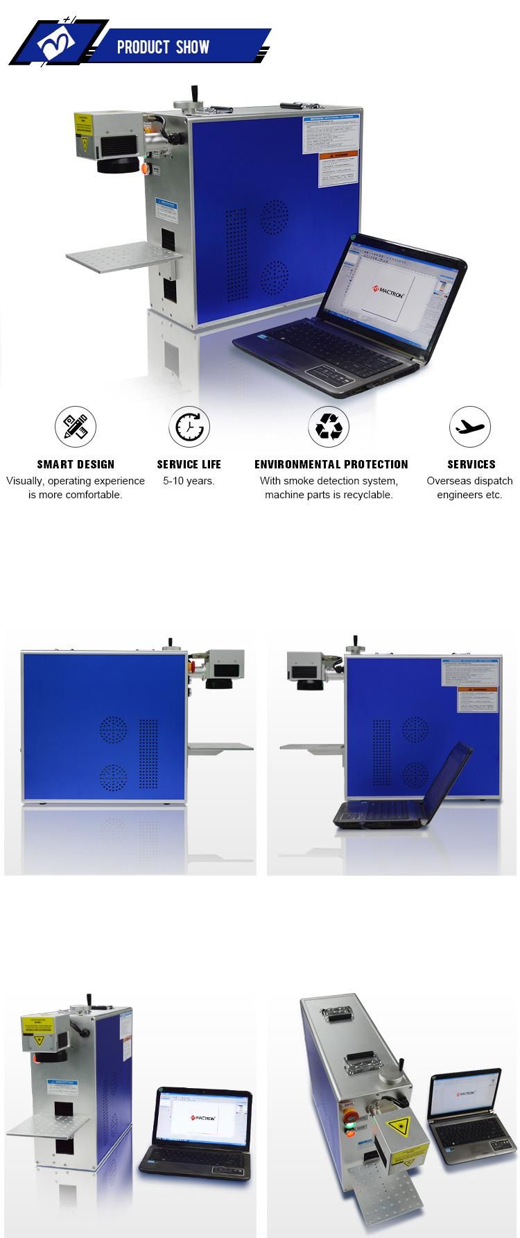 CNC Table Fiber Laser Marking Machine Control Card Marking Machine Made in China