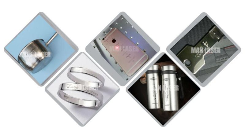 Raycus Mopa Fiber Laser Marking Machine for Hunting Knife Bulb