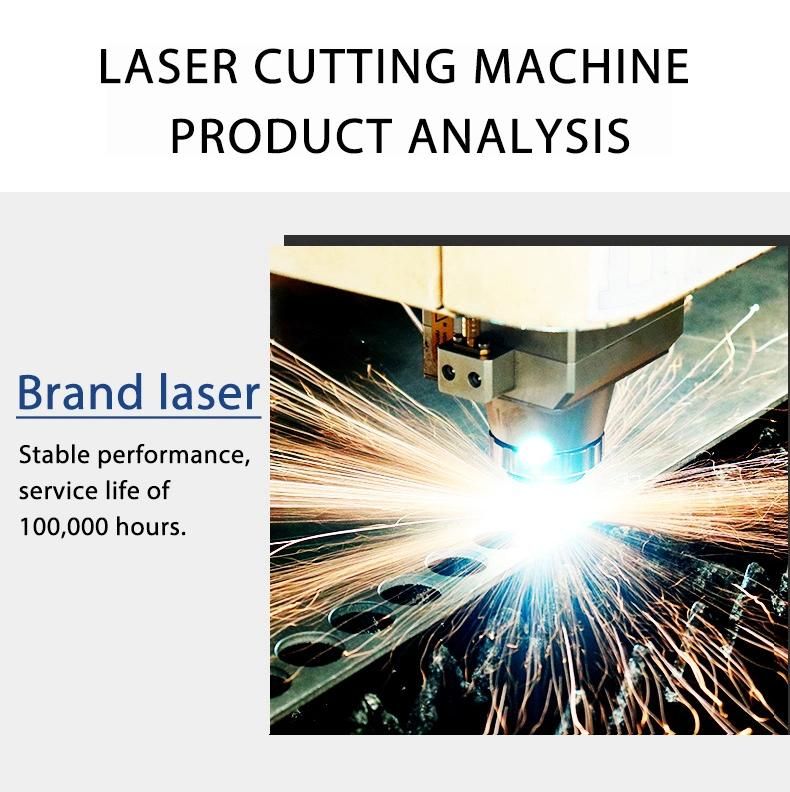 3015 1530 Fiber Laser 1000W Cutting Machine for Iron Carbon Stainless Steel Sheet Metal CNC Cutting Machine