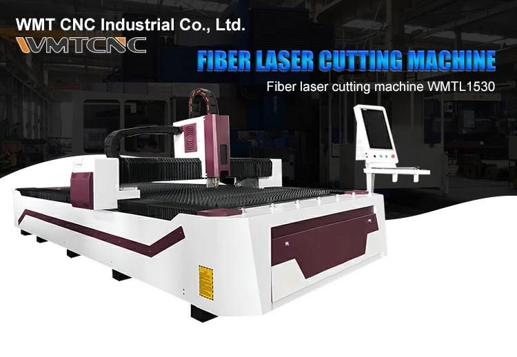 Economical fiber laser cutting machine WMTL1530 from China factory