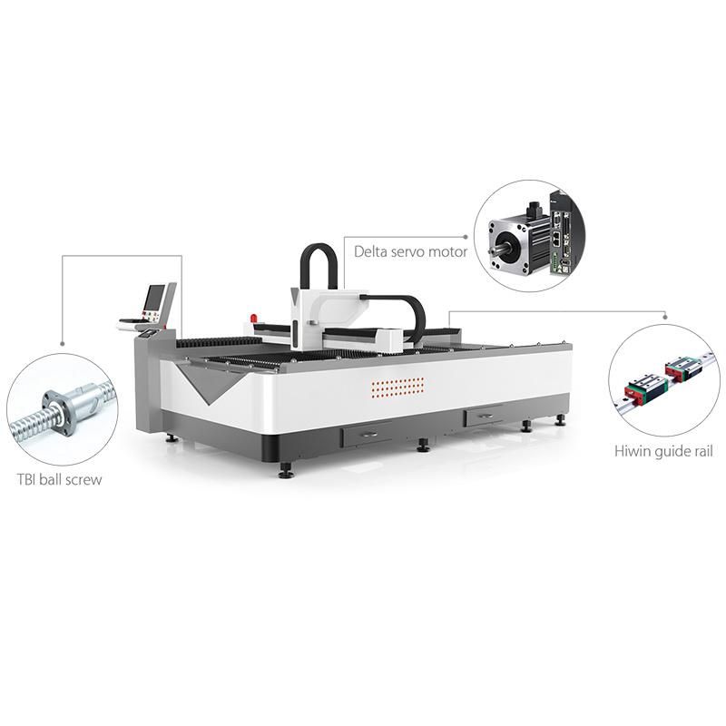 Factory direct sale FL1325L economic metal fiber laser cutting machine