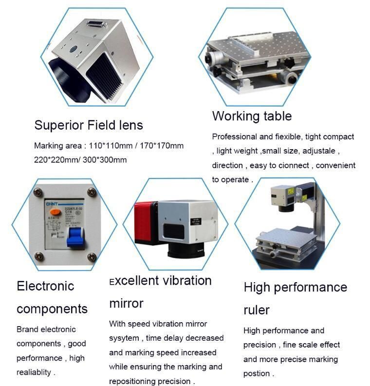 High Speed CO2 Laser Marking Machine for Invitation Card Paper