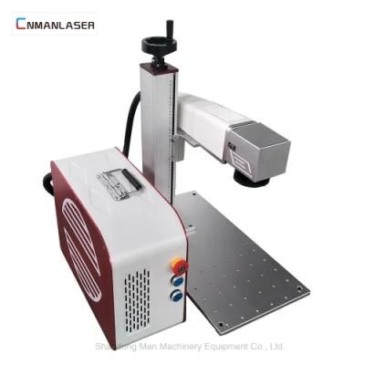 Desktop Split Laser Marking Machine for Metal Steel Free Sample Engraving