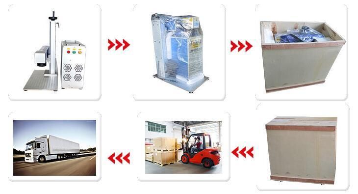 20W 30W Portable CNC Laser Marking Machine for iPhone Shell