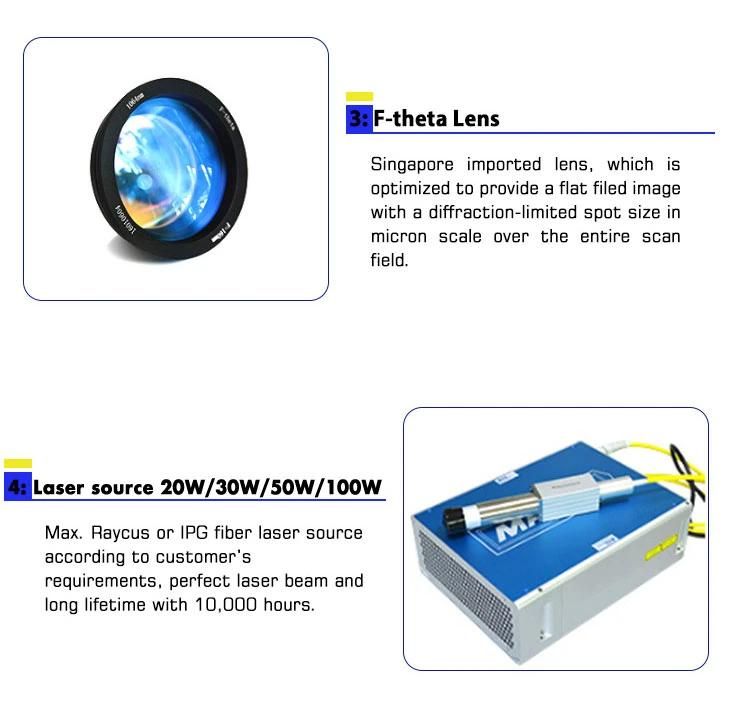 Fiber Optic Marking Laser Engraving Machine Stainless Steel Cup 20 Watt Fiber Laser Marking Machine