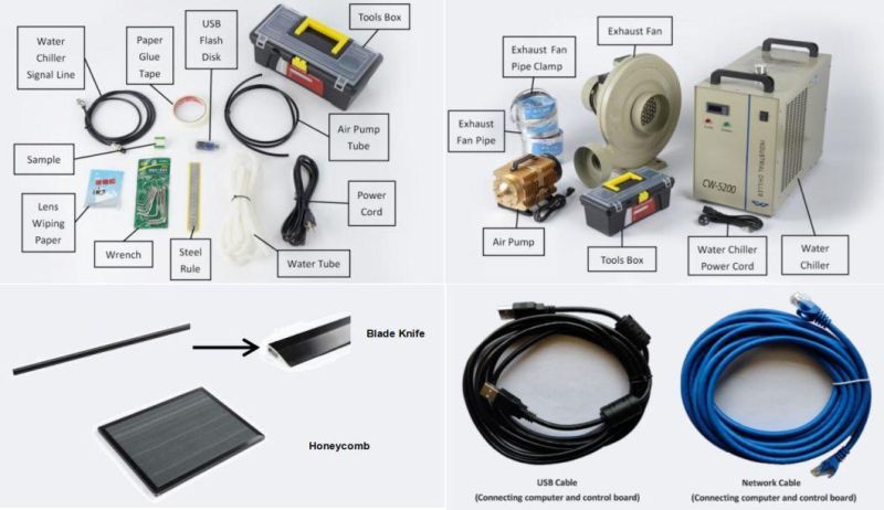 CO2 Laser Cutting and Engraving Machine Model 5070 40W 4060