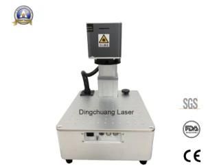 20W 30W Small Mini Portable Fiber Laser Engraving Machine for Jewelry Silver Gold Phone Case Printing Machine