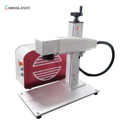 Automation Portable 20W Fiber Laser Marking Machine for Metal Advertising