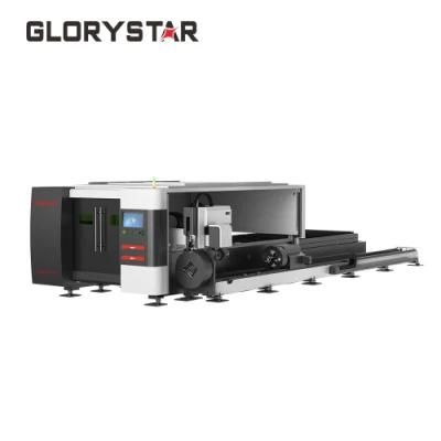 1500X3000mm CNC Tube Combine Laser Cutting Machine for Stainless Steel Carbon