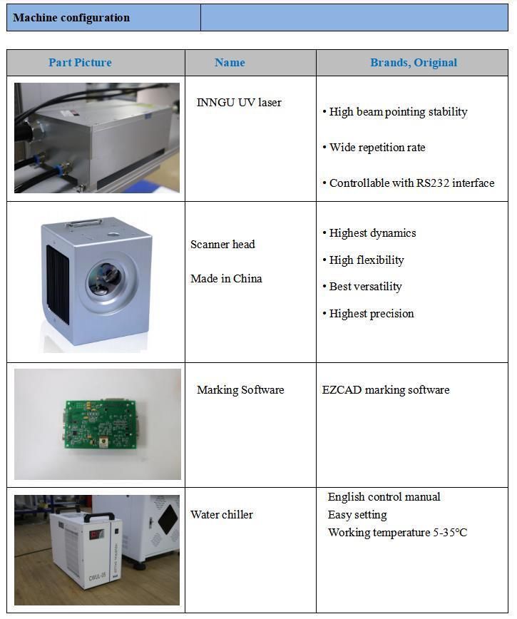 Portable UV Laser Marking Machine 3W 5W 10W
