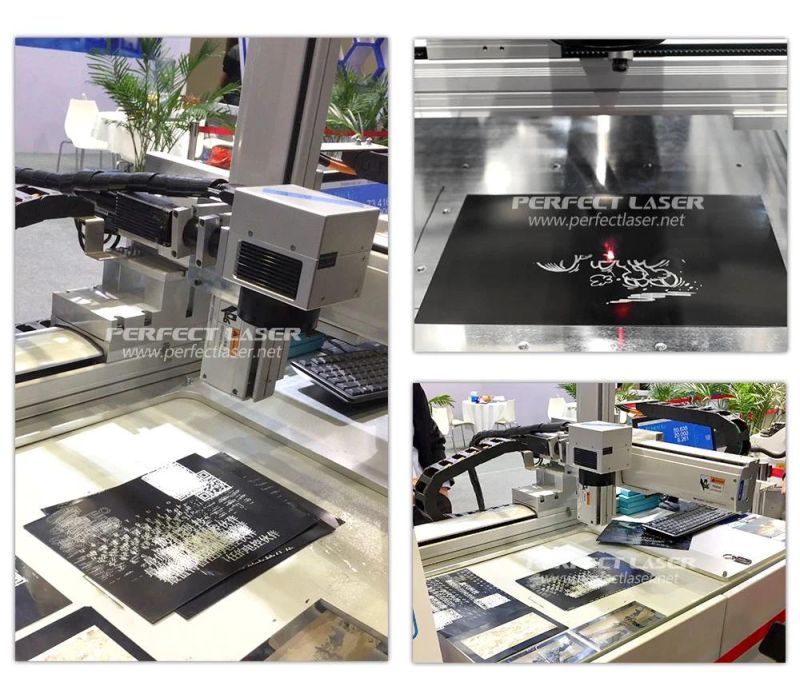Large Size Seamless Splicing 30W Metal Fiber Laser Marking Machine