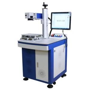 50W Desktop Type Metal Fiber Laser Engraving Marking Cutting Machine for Jewelry Gold Silver