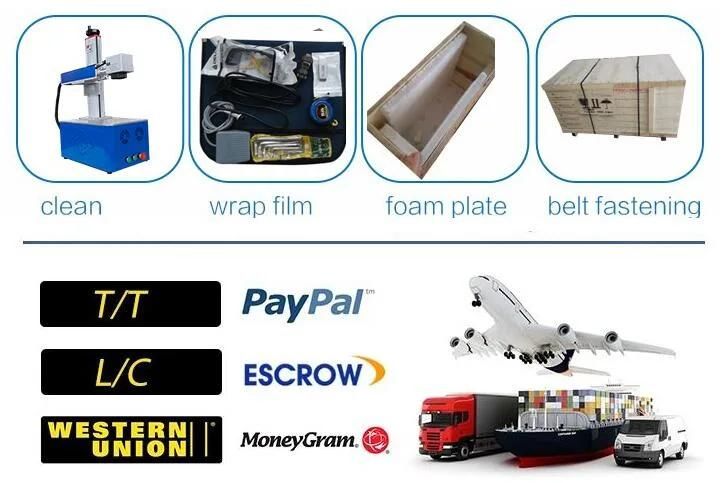 CNC Portable Laser Marking Machine with Raycus Mopa Sources