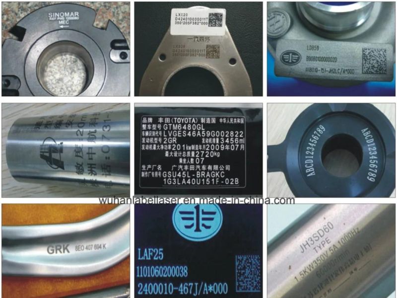 Qr Code/Data Matrix Laser Marking Machine for Casting Parts/Forgings Parts