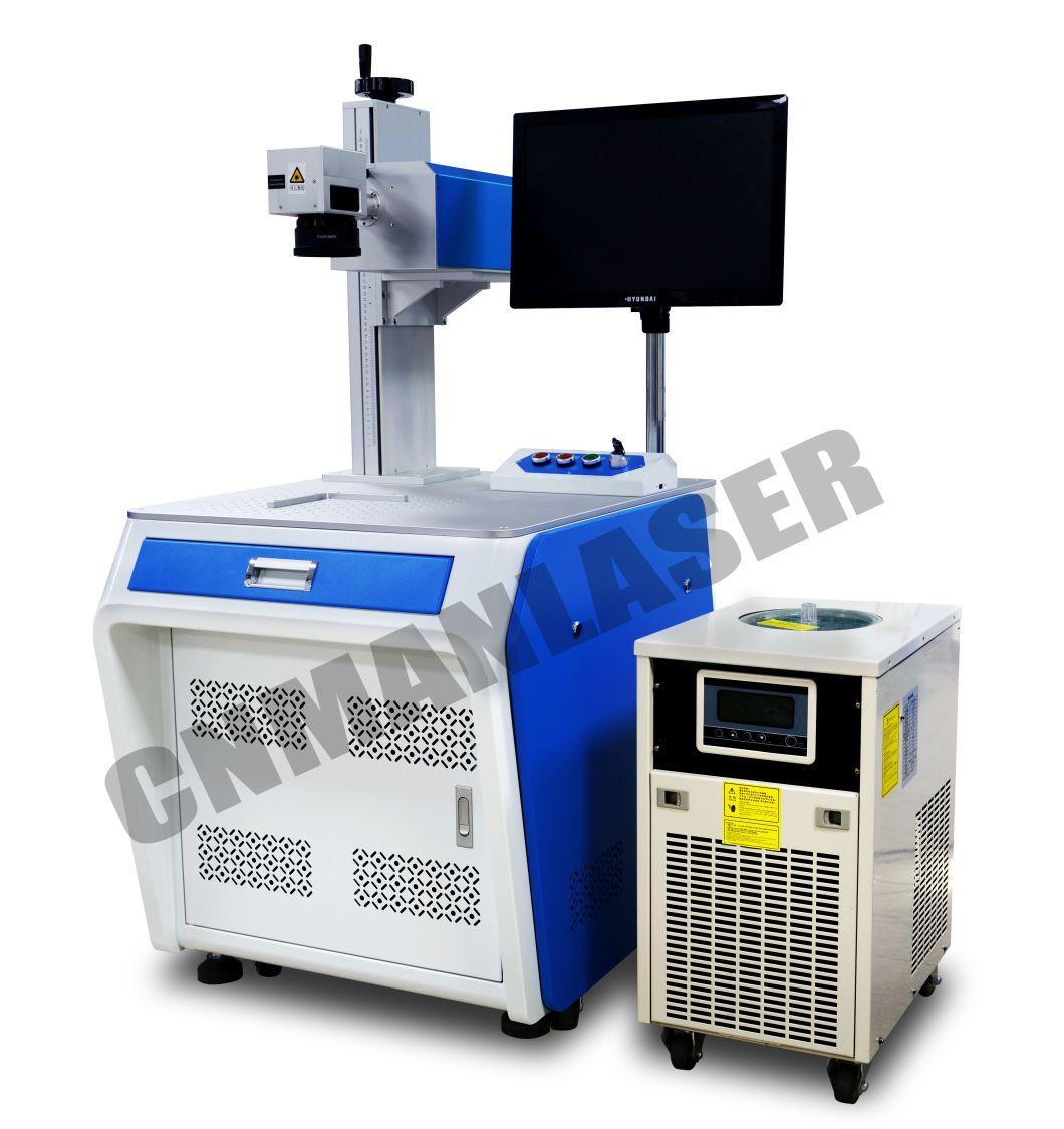 3W 5W 10W 3D UV Purple 355nm Portable Mini Fiber Laser Marker/Engraver/Logo Printing Engraving for Stainless Steel Acrylic Wood Glass