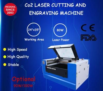 Redsail 80W CNC Wood acrylic Laser Engraving and Cutting Machine with Autolaser Software 900*600mm
