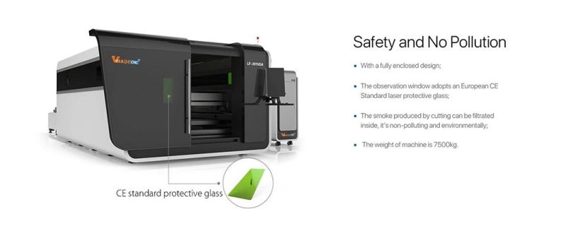 Raycus Ipg Optional 500W 1000W Bl-3015FC CNC Fiber Laser Cutting Machine