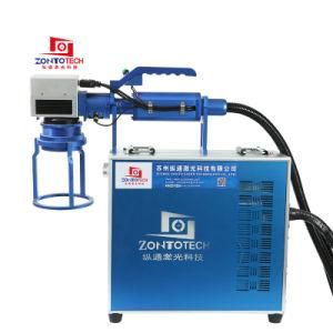 Portable Fiber Laser Marking Machine CNC Laser Engraved on Metal and Plastic 20W 30W