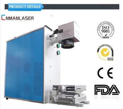 30W Cheap Marking Fiber Laser Equipment Metal The Cabinet