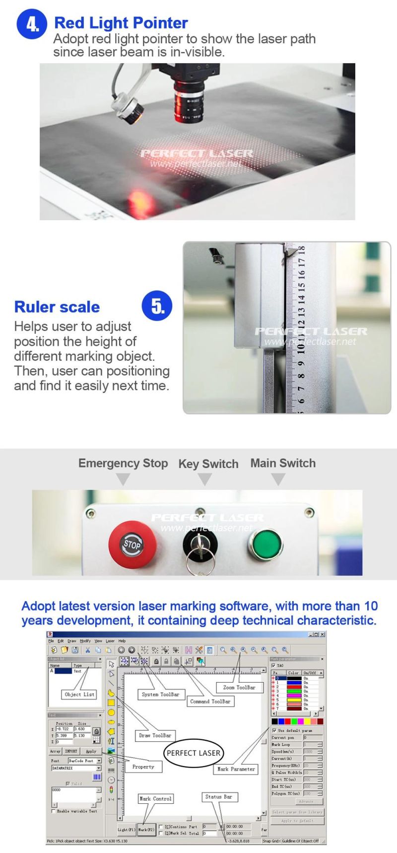 Portable Logo Letters Fiber Laser Marking Machine for Jewelry