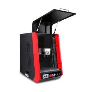 Full Closed Protective Cover Fiber Laser Marking Engraving Machine for Metal Gold Silver Stainless Steel