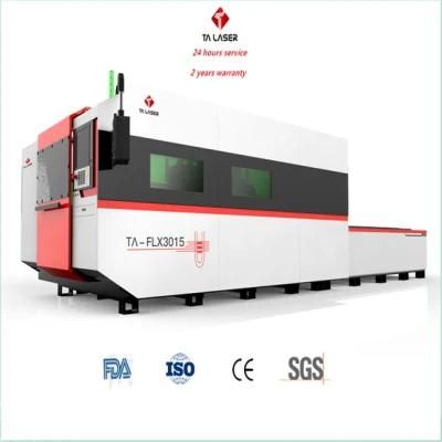 2000W/3000W CNC Cutter Shuttle Table Laser Cutting Machine for Metal Sheets Cutting