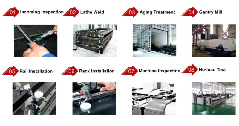 Metal Sheet Cut CNC Fiber Laser Cutting Machine with Cooler