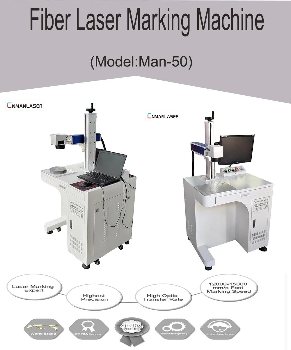 Fiber Laser Marking Machine for Qr Code Bar Code Date of Manufacture