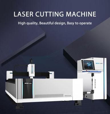 4000W Big Power Metal Sheet CNC Laser Cutter Metal Tube Laser Cutting Machine for Aluminum, Steel, Metal Plate