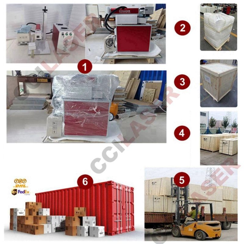 Portable Fiber Laser Printer Metal Engraving Machine for Laser Marking