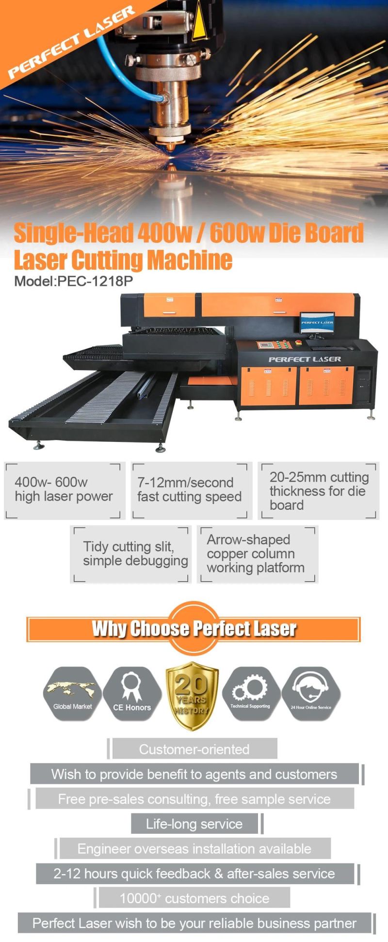 Laser Cutting Machine Plywood Board Die Cutting 1000W 400W 600W