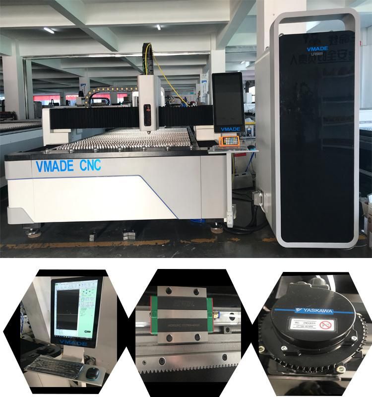 500W 700W 1000W CNC Sheet Metal Fiber Laser Cutting Machine Price