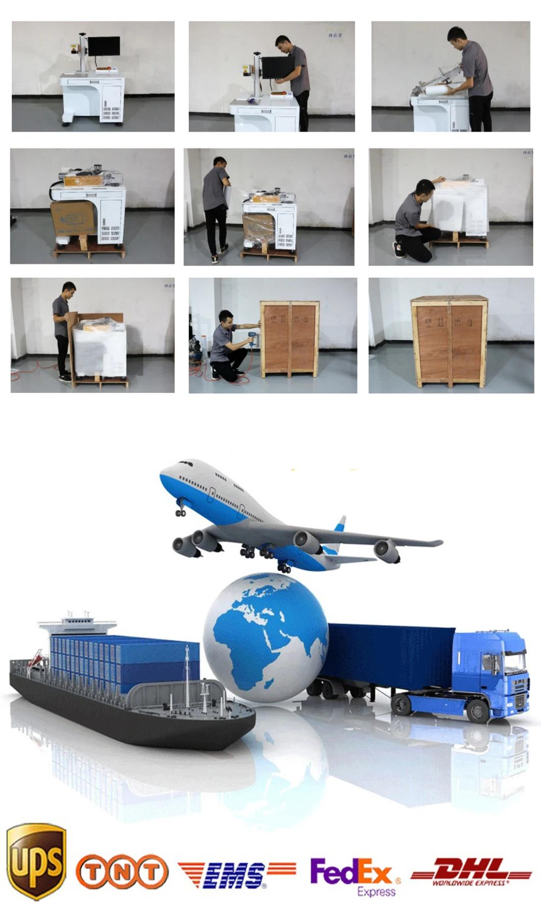 Desktop Fiber Laser Marking Machine for Metal Steel Aluminum Engraving with 20W 30W 50W Laser Marker