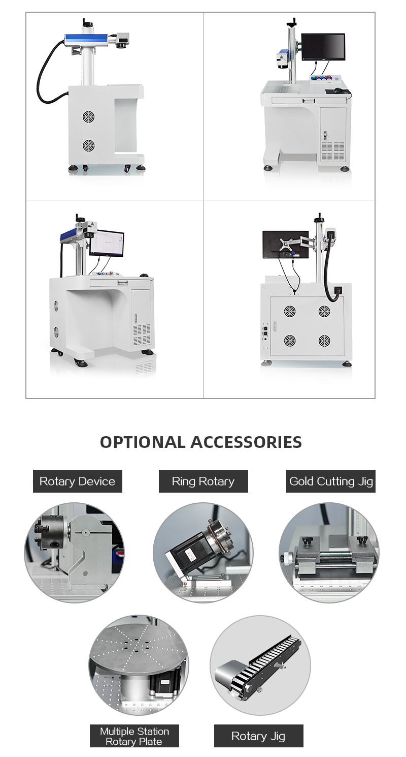 Dog Tag Jewelry Laser Metal Engraving Machine Fiber Laser Marking Machine Price