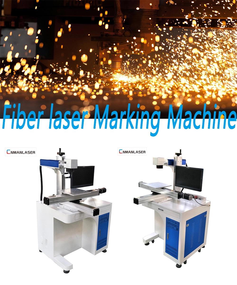 Easy Operating 3D Fiber Laser Marking Machine for Ring Glass