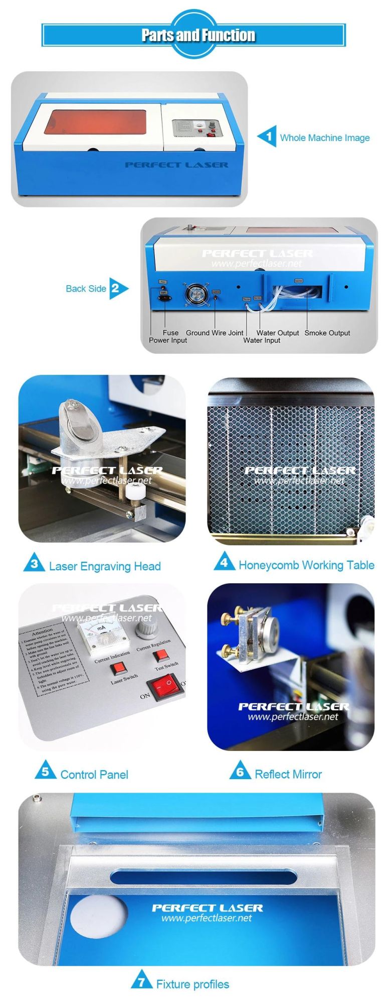 PE-40b Desktop Mini 40W Acrylic Cutting Rubber Stamper Making CO2 Laser Engraver Cutter Machine