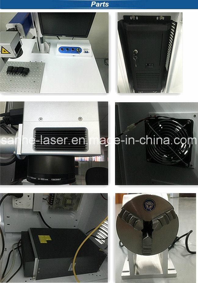 Sanhe High Precision 20W/30W Fiber Laser Marking Machine Price for Helmet ABS, Pes, PVC