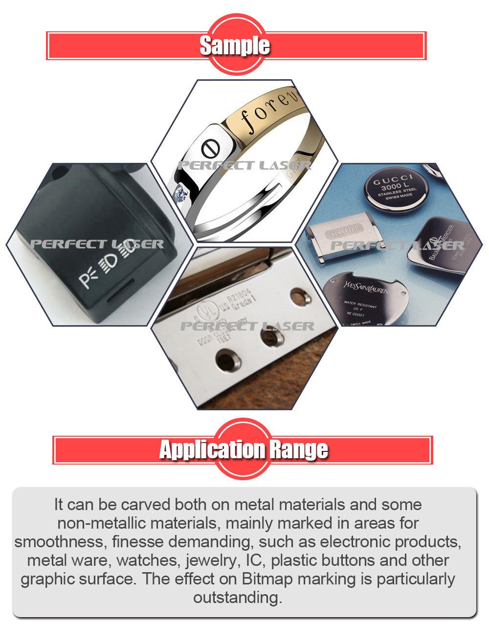 High Precision Fiber Laser CNC Laser Etching Marking Ceramic Machine