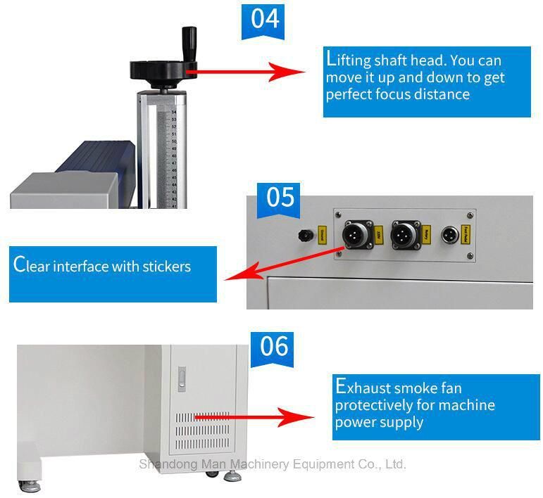 20W Laser Marking Machine Price with Max Laser Rotating System