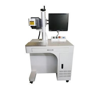 Portable Desktop RF 20W 30W 50W 60W Galvo CO2 Laser Marking Machine for Pet Bottles Leather Wood CO2