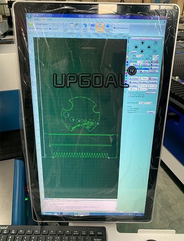 High Speed 3000W Metal Fiber Laser Cutting Machine for Ss CS Aluminum Brass