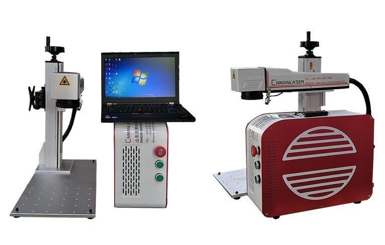 Air Cooling Small Size 20W 30W Fiber Laser Marking Machine