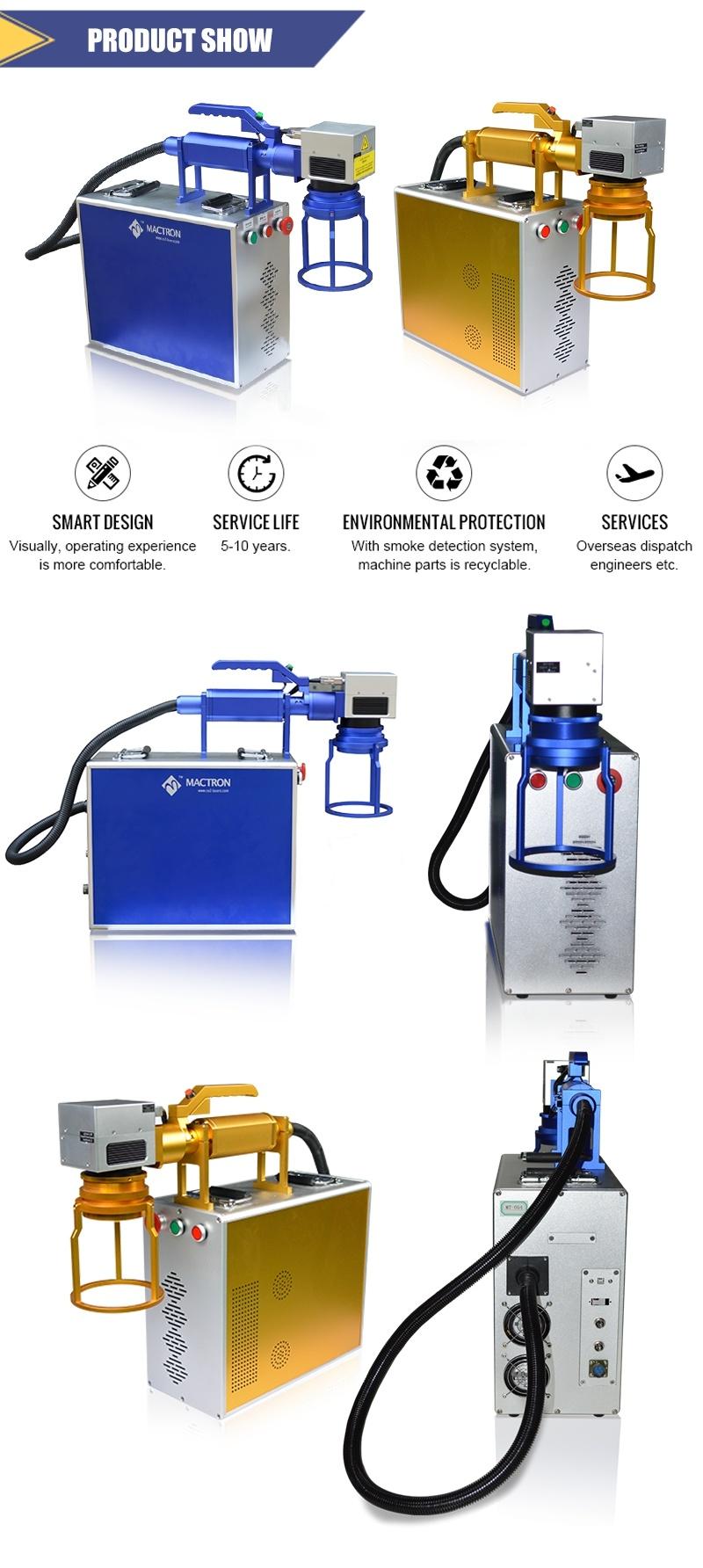 Mobile Cover 10W 20W Fiber Laser Marking Machine with High Precision