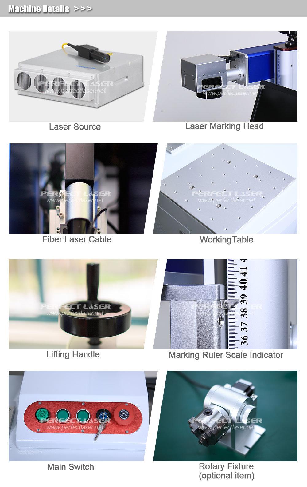 CE Fiber Laser Marking Machine for Metal Tags Nameplate