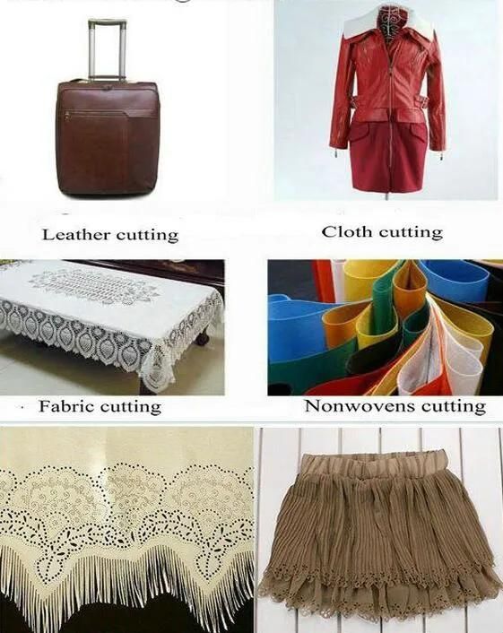 Cloth Leather Fabric Garments Laser Cutter with Auto Feeding System