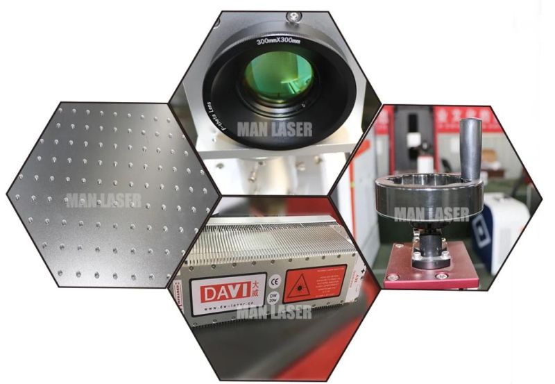 CO2 Laser Marking Machine for Metal Leather Paper Plastic