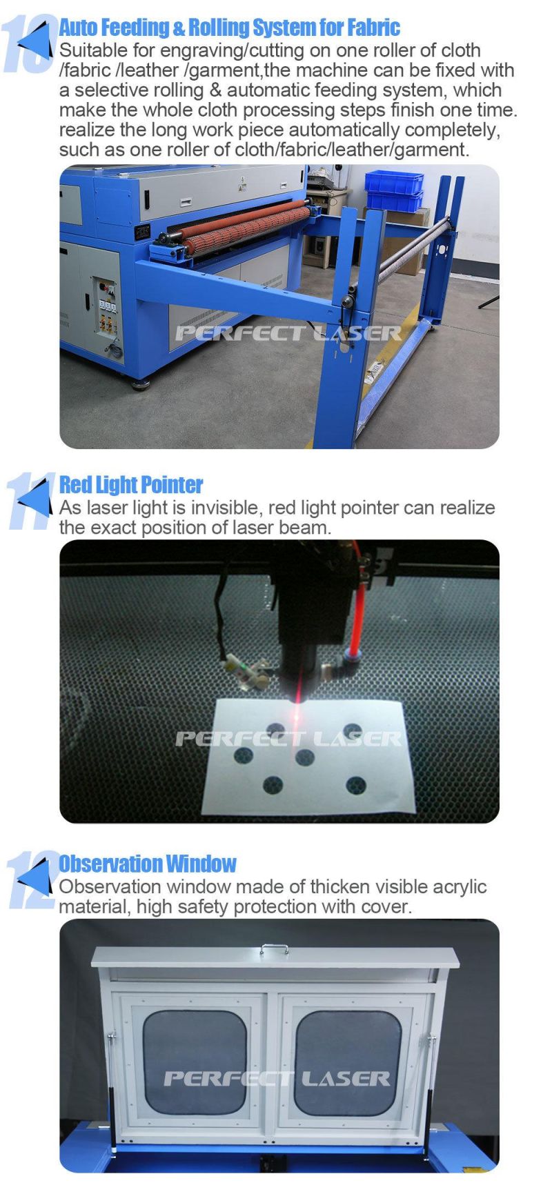 80W/100W/150W Auto Feeding CO2 Laser Cutting Machine for Fabric